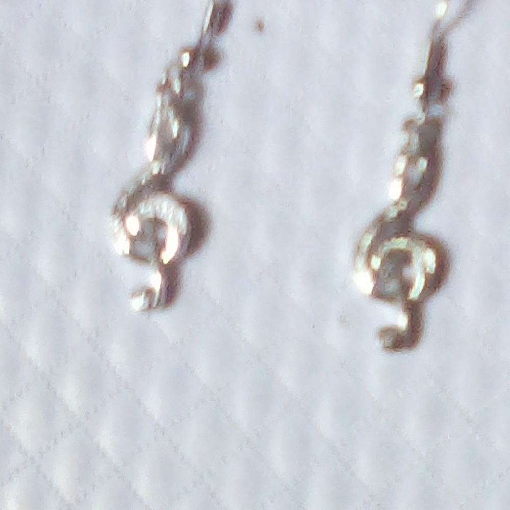 Music note earrings